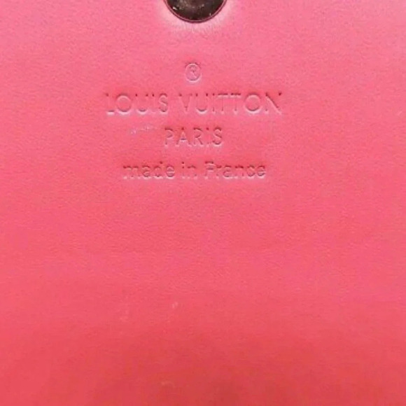 Louis Vuitton Sara Wallet, Portefeuille M90313 Hot pink Monogram Vernis Ts2136 - Picture 7 of 9